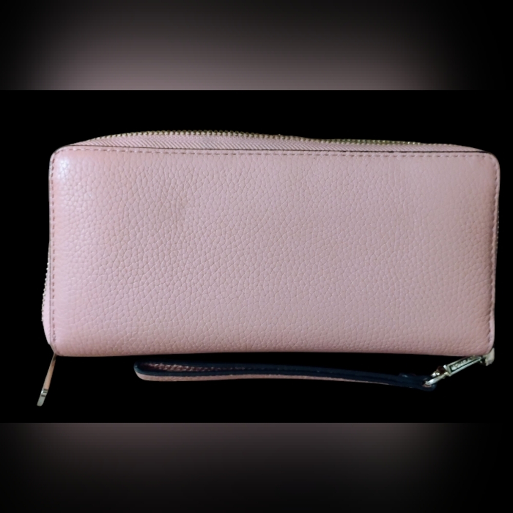 Michael Kors Peach Wristlet Wallet - Picture 2 of 8